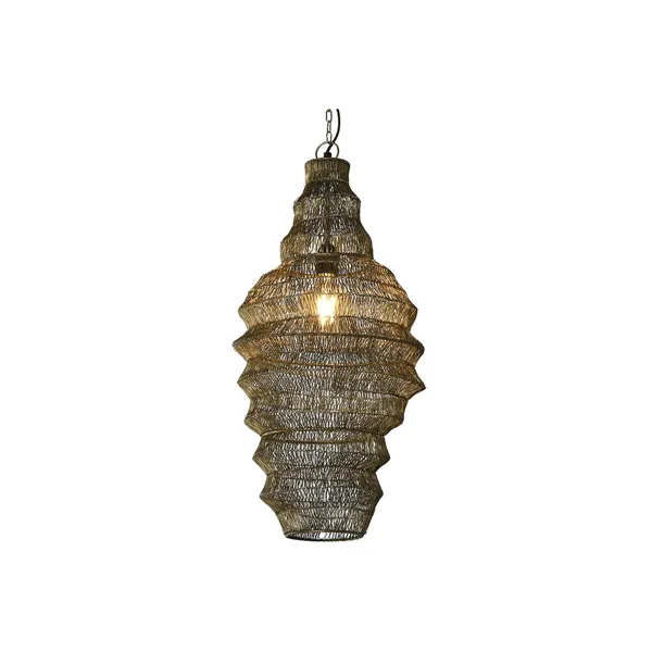 Ceiling Light Home ESPRIT Golden Metal Iron 50 W 36 x 36 x 68 cm