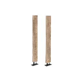 Decorative Figure Home ESPRIT Black Natural