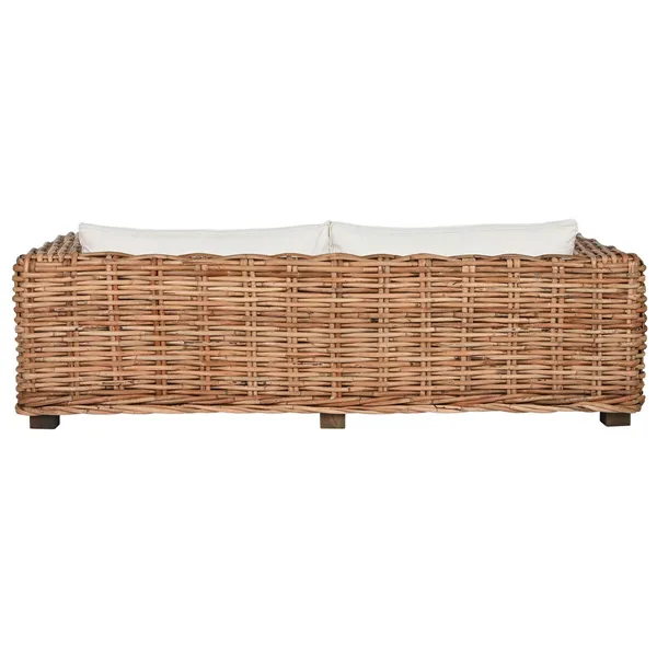 Sofa Home ESPRIT Beige Natural 220 X 98 X 64 CM (4 Pieces)