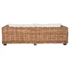 Sofa Home ESPRIT Beige Natural 220 X 98 X 64 CM (4 Pieces)