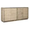 Sideboard Home ESPRIT Natural Wood Marble 180 x 40 x 85 cm