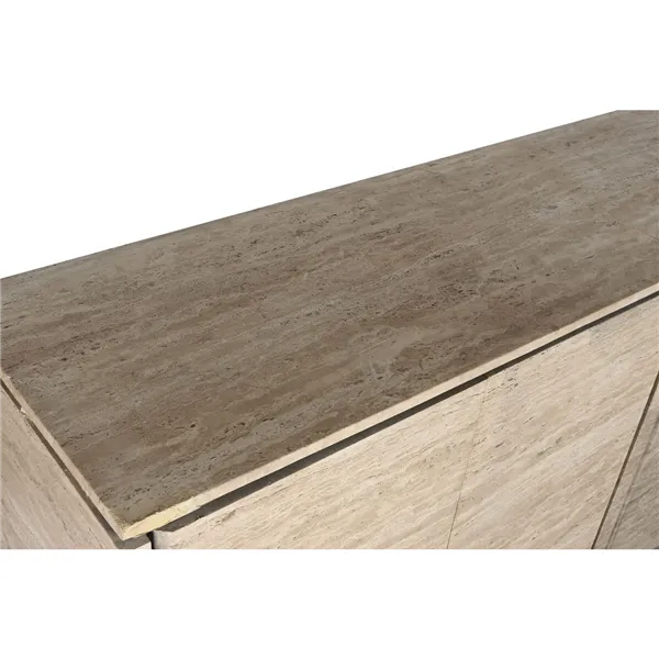 Sideboard Home ESPRIT Natural Wood Marble 180 x 40 x 85 cm