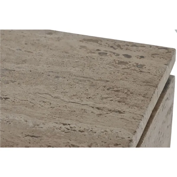 Sideboard Home ESPRIT Natural Wood Marble 180 x 40 x 85 cm
