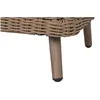 Garden sofa Home ESPRIT White Natural 188 X 89 X 65 CM