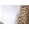 Garden sofa Home ESPRIT White Natural 188 X 89 X 65 CM