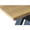 Dining Table Home ESPRIT Brown Black Metal MDF Wood 200 x 100 x 75 cm