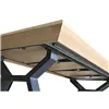Dining Table Home ESPRIT Brown Black Metal MDF Wood 200 x 100 x 75 cm