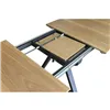 Dining Table Home ESPRIT Brown Black Metal MDF Wood 200 x 100 x 75 cm