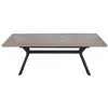 Dining Table Home ESPRIT Brown Black Metal MDF Wood 220 x 100 x 75 cm