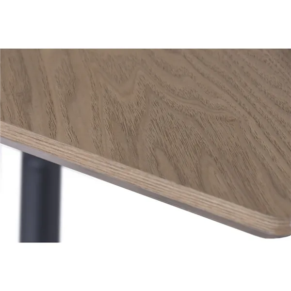 Dining Table Home ESPRIT Brown Black Metal MDF Wood 220 x 100 x 75 cm