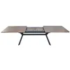 Dining Table Home ESPRIT Brown Black Metal MDF Wood 220 x 100 x 75 cm