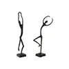Decorative Figure Home ESPRIT Black baile (2 Units)