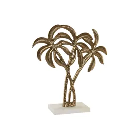 Decorative Figure Home ESPRIT White Golden Palms Tropical