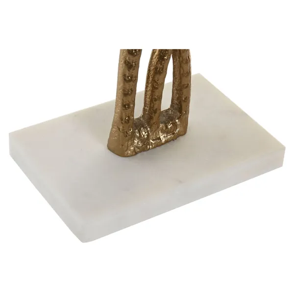 Decorative Figure Home ESPRIT White Golden Palms Tropical