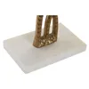 Decorative Figure Home ESPRIT White Golden Palms Tropical