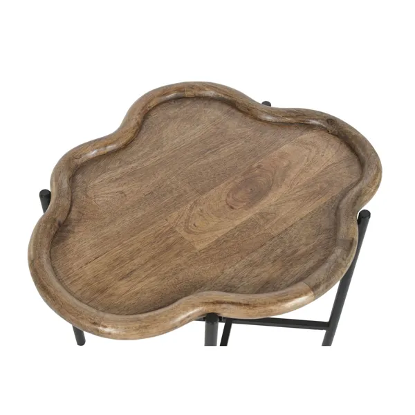 Side table Home ESPRIT Brown Black 60 X 50 X 47 CM