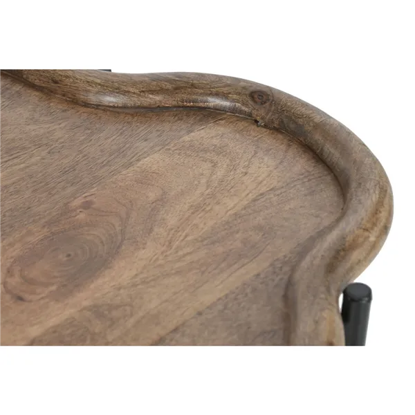 Side table Home ESPRIT Brown Black 60 X 50 X 47 CM