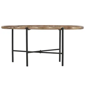 Side table Home ESPRIT Brown Black 88 X 49 X 42 CM