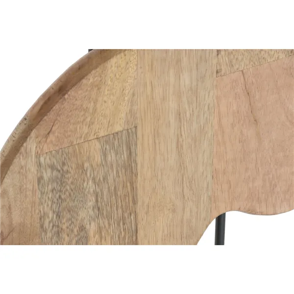 Wall Decoration Home ESPRIT Brown Metal Mango wood Abstract Natural Urban 92 X 3 X 102 CM