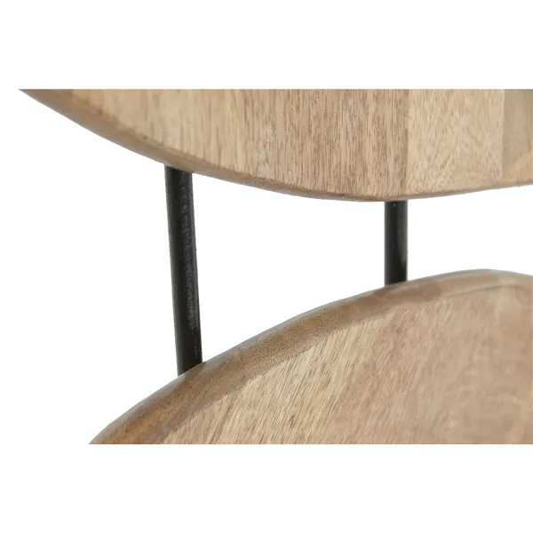 Wall Decoration Home ESPRIT Brown Metal Mango wood Abstract Natural Urban 92 X 3 X 102 CM