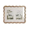 Photo frame Home ESPRIT White Brown Natural Crystal Mango wood Urban