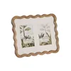 Photo frame Home ESPRIT White Brown Natural Crystal Mango wood Urban