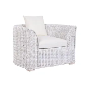 Armchair Home ESPRIT White 100 x 78 x 68 cm