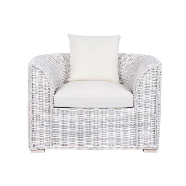 Armchair Home ESPRIT White 100 x 78 x 68 cm