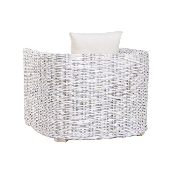 Armchair Home ESPRIT White 100 x 78 x 68 cm