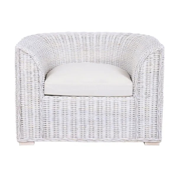Armchair Home ESPRIT White 100 x 78 x 68 cm