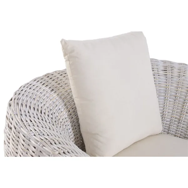 Armchair Home ESPRIT White 100 x 78 x 68 cm