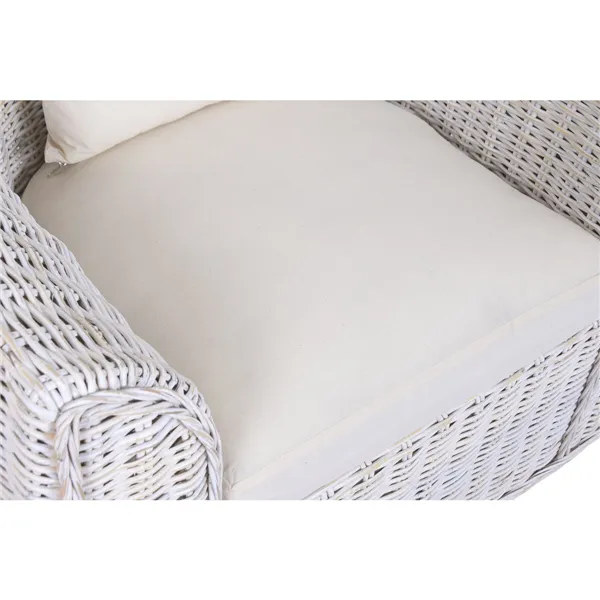 Armchair Home ESPRIT White 100 x 78 x 68 cm