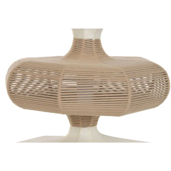 Ceiling Light Home ESPRIT White Natural Paper Steel 50 X 50 X 60,6 CM
