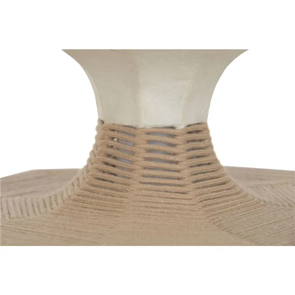 Ceiling Light Home ESPRIT White Natural Paper Steel 50 X 50 X 60,6 CM