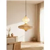 Ceiling Light Home ESPRIT White Natural Paper Steel 50 X 50 X 40,6 CM