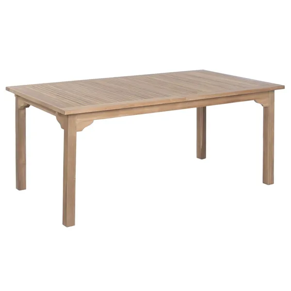 Dining Table Home ESPRIT Brown Teak 180 x 100 x 75 cm