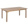 Dining Table Home ESPRIT Brown Teak 180 x 100 x 75 cm
