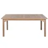 Dining Table Home ESPRIT Brown Teak 180 x 100 x 75 cm