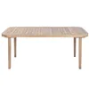 Dining Table Home ESPRIT Brown Teak 180 x 90 x 77 cm