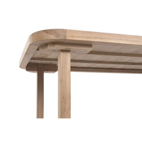 Dining Table Home ESPRIT Brown Teak 180 x 90 x 77 cm