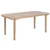 Dining Table Home ESPRIT Brown Teak 180 x 90 x 77 cm