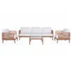 Garden sofa Home ESPRIT Terracotta 222 X 74 X 70 CM