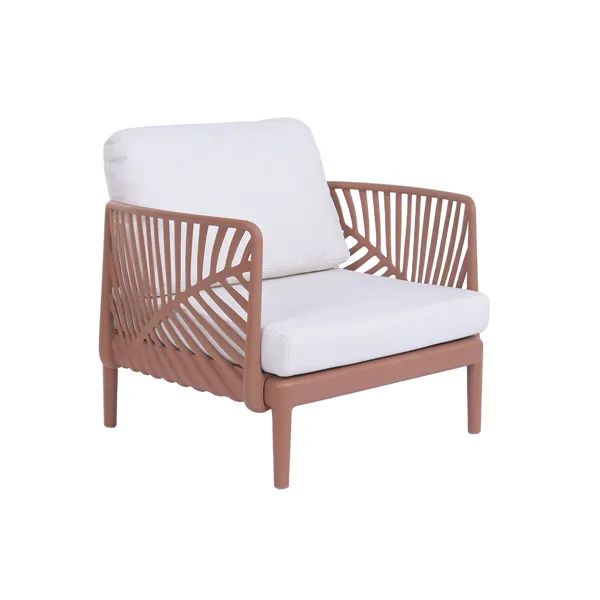 Garden sofa Home ESPRIT Terracotta 222 X 74 X 70 CM
