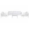 Garden sofa Home ESPRIT Cream 222 X 74 X 70 CM