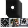 Gas stove mat Springos KI0115 4pcs black burner cover