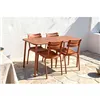 Table set with 4 chairs Home ESPRIT Terracotta 140 x 70 x 75 cm