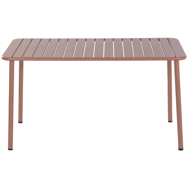 Table set with 4 chairs Home ESPRIT Terracotta 140 x 70 x 75 cm