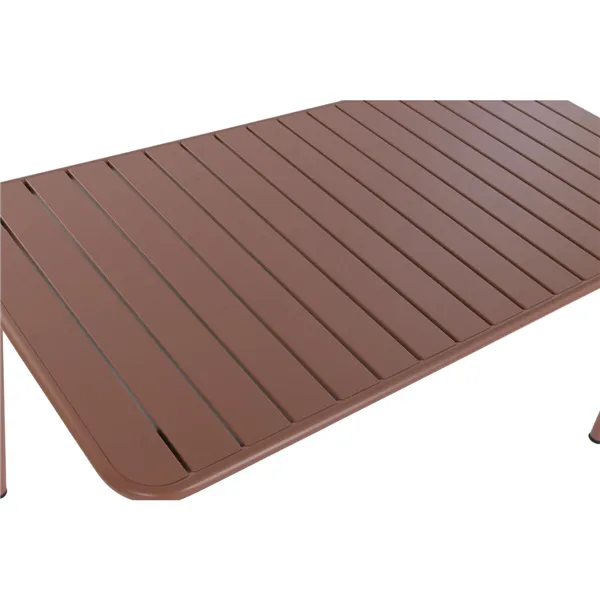 Table set with 4 chairs Home ESPRIT Terracotta 140 x 70 x 75 cm