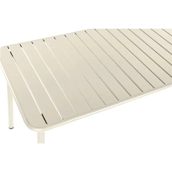Table set with 4 chairs Home ESPRIT Cream 140 x 70 x 75 cm