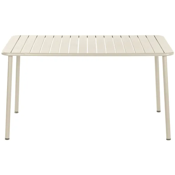 Table set with 4 chairs Home ESPRIT Cream 140 x 70 x 75 cm